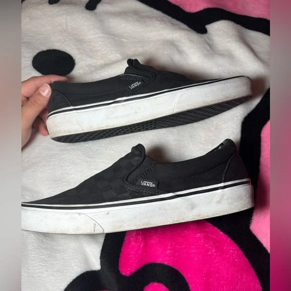 Vans Slip-On Checkerboard Skate Shoe - Picture 4 of 14